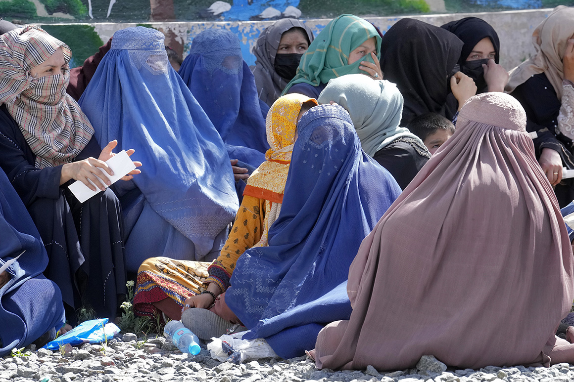 Afghanistan’s Taliban order women to cover up head to toe