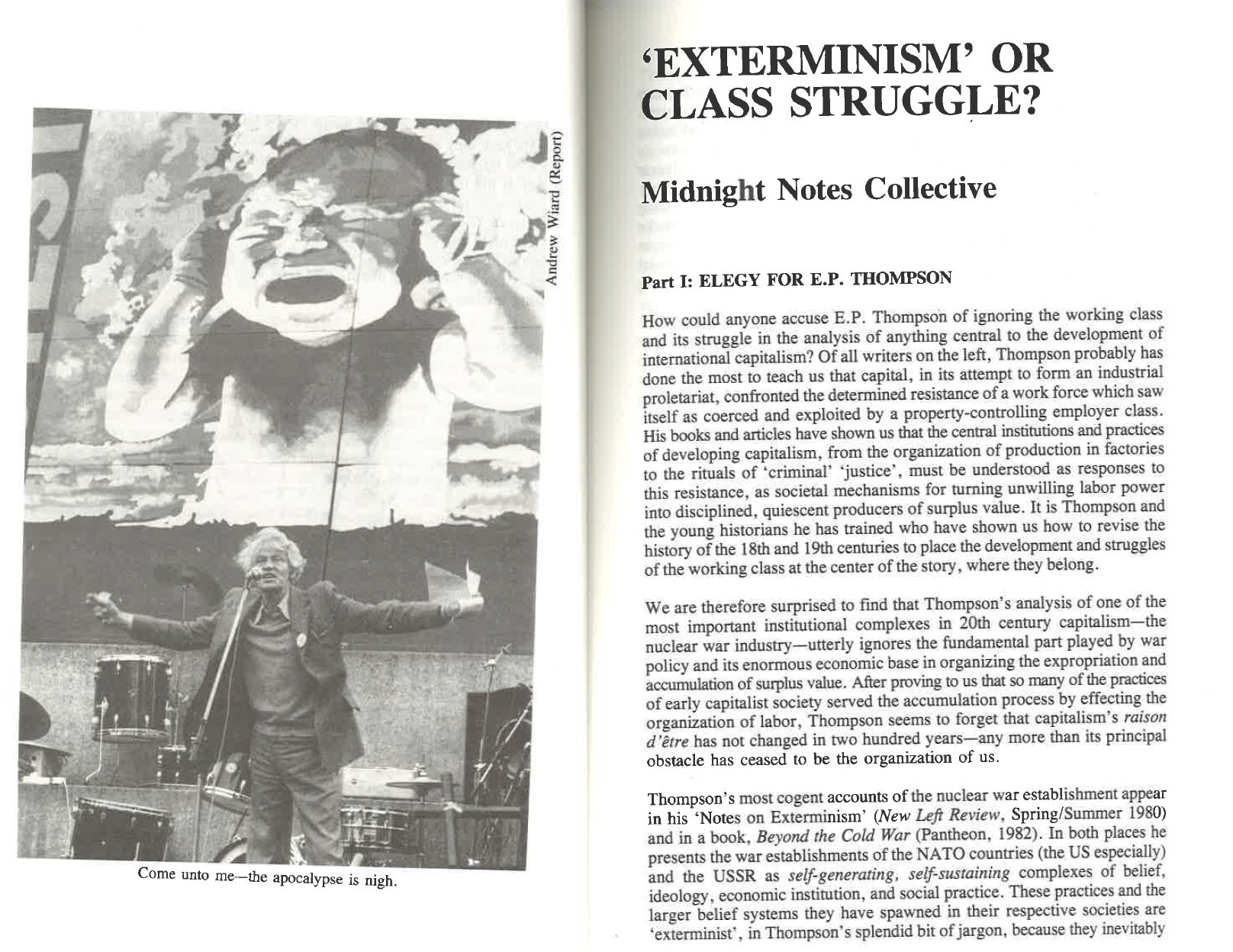 Midnight Notes Collective – ‘Exterminism’ or Class Struggle (1984)