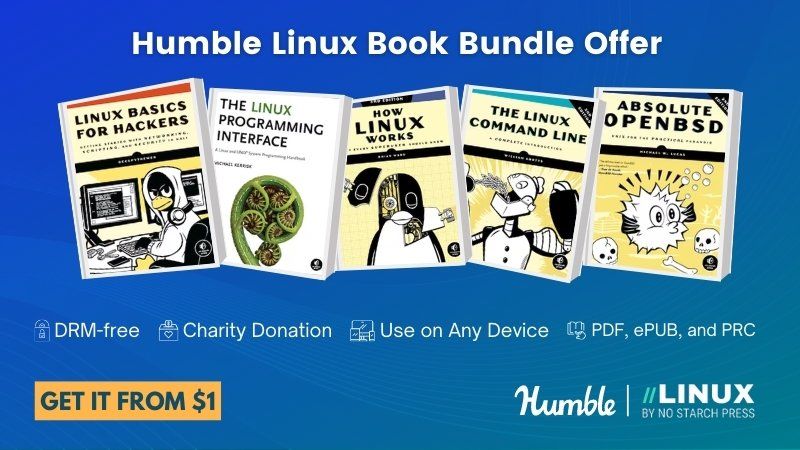Don’t Miss it! Learn and Master Linux With No Starch Press Books