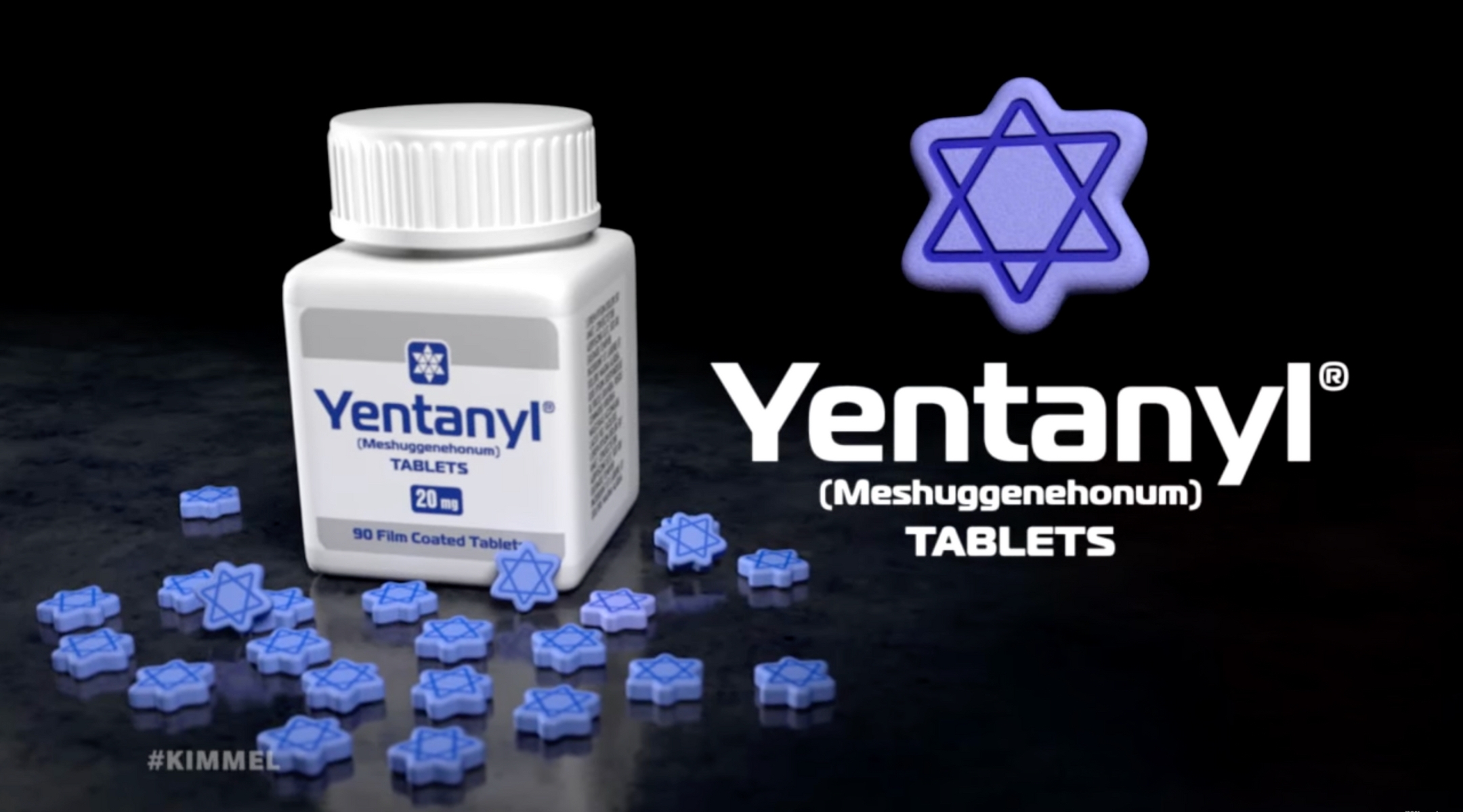Jimmy Kimmel sketch pokes fun at Kanye West and antisemitism with ad for ‘Yentanyl’