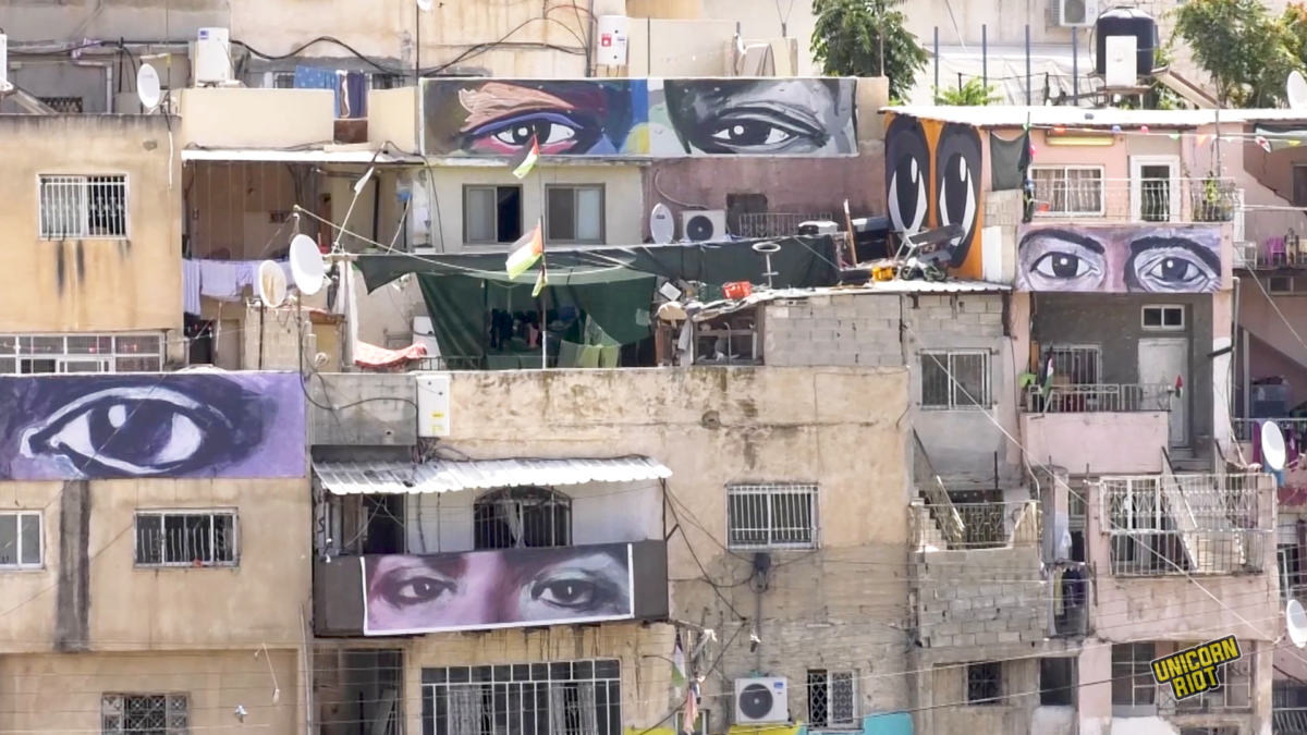 Murals of Eyes in Silwan Remind Jerusalem of Palestinian Struggle